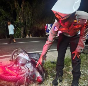 Gerak Cepat Satlantas Polres Sijunjung Tangani Kecelakaan yang Menyebabkan Satu Orang Tewas