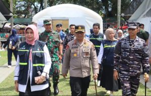 Kapolresta Padang Ikuti Kesiapsiagaan Megathrust, Latihan Nasional Warnai Lapangan Imam Bonjol