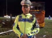 Pasukan Ditlantas Polda Sumbar Langsung Turun ke TKP Kecelakaan Bus Pariwisata