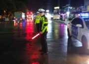 Satlantas Polres Sijunjung Gelar Blue Light Patrol, Warga Rasakan Aman di Malam Hari