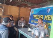 Satlantas Polresta Padang Gelar Kegiatan “Polantas Menyapa” Bersama Komunitas Ojek Pangkalan