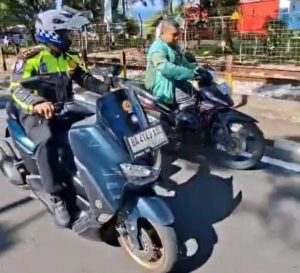 Patroli Polantas Menyapa PJR Polda Sumbar Dapat Apresiasi Warga