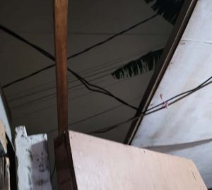 Angin Puting Beliung Terjang Ulak Karang Selatan, Dua Rumah Warga Rusak