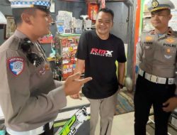 Satlantas Polresta Padang Gelar Kegiatan “Polantas Menyapa” di Bengkel Knalpot