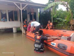 Gerak Cepat BPBD Padang Evakuasi Ibu Hamil Saat Banjir Melanda Jalan DPR Ujung