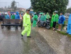 Polsek Pauh Pantau Ketat Lokasi Jembatan Gunung Nago yang Putus Akibat Banjir, Pastikan Tidak Ada Korban