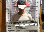 Remaja 18 Tahun Diciduk Satresnarkoba Padang Saat Edarkan Ganja di Kuranji