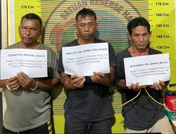 Penggerebekan di Rumah Sore Itu: Tiga Pria Lunang Ditangkap karena Sabu Oleh Polres Pesisir Selatan