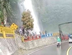 Debit Air Meningkat, Kapolres Pastikan Jalur Padang–Bukittinggi di Lembah Anai Tetap Aman dan Lancar