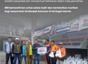 BNI Wilayah 02 Bantu Korban Banjir Bandang di Sumbar