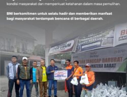 BNI Wilayah 02 Bantu Korban Banjir Bandang di Sumbar