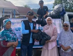BEM UNSYKA Salurkan Bantuan Sembako untuk Warga Terdampak Banjir Bandang di Padang