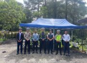 Satlantas Polres Solok Lakukan Pengaturan dan Pemantauan Arus Lalu Lintas di Perbatasan Kota Solok–Padang