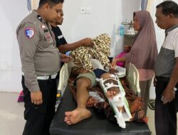 Motor Tabrak Mobil L300 di Jalan Solok–Padang, Satu Pengendara Alami Patah Tulang