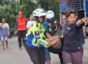 Diduga Rem Blong, Mobil Box Tabrak Truk di Sitinjau Lauik