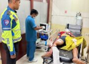 Pengemudi Mobil L300 Kabur Usai Tabrak Pengendara Motor, Polisi Lakukan Pengejaran