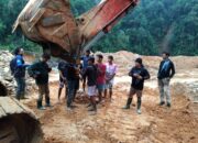 Polres Sijunjung Bongkar Tambang Emas Ilegal di Sungai Batang Lisun, Tujuh Pelaku Diamankan