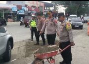 Polsek Koto Tangah Bergerak Cepat Amankan Perlintasan Rel Lubuk Buaya