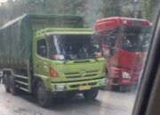 Tiga Truk Mogok di Tanjakan Sitinjau Lauik, Lalu Lintas Padang–Solok Sempat Lumpuh