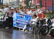 Ada Korban Kecelakaan Dibawa Personel Lalu Lintas Polres Solok Kota Dijalan Raya Untuk Kampanye , Ada Apa?