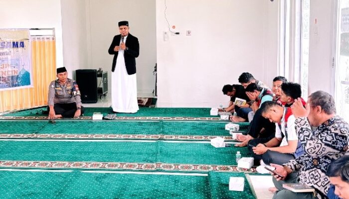 Jelang Ramadhan, Personel Sat PJR Induk 6 Tol Padang–Sicincin Dipimpin Ipda Eko S Ikuti Pembinaan Rohani dan Syukuran