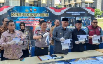 Polda Sumbar Ungkap Tiga Kasus Peredaran Narkoba, Delapan Kilogram Sabu Dimusnahkan