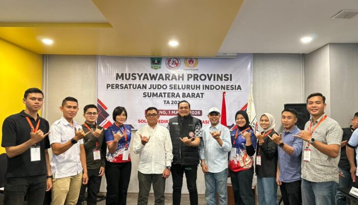 Ari Irpendi Terpilih Aklamasi Pimpin PJSI Sumbar, Usung Tagline Judo Sumbar Menyala